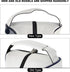 Qiilu White PU Leather Shoe Bag, Dustproof Storage Carrier Bag for Home Travel