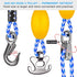 SELEWARE Heavy Duty Boat Tow Harness for Tubing, Stainless Steel Quick Connector, Self Centering Tow Harness