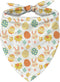 YJIKRTVT Easter Dog Bandana, Cute Bunny & Chick Triangle Pet Scarf, Colorful Easter