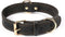 Genuine Leather Dog Collar, Heavy Duty Wide Collar for Small, Medium, Large, Extra Large Dogs (XL: 1.4" Wide for