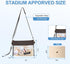 USPECLARE Clear Crossbody Purse Bag, Stadium Approved Clear Tote for Work Concert Sports