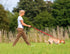 Taglory Dog Leash, Double-Sided Reflective, Soft Neoprene Padded Handle, 3/4 inch by 5 ft, for Dogs Under 20 lbs, Red