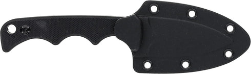 Smith & Wesson H.R.T Spear Point Neck Knife, 5.5 in Overall Length, 2 in Blade Length, Black with Breakaway Lanyard