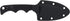 Smith & Wesson H.R.T Spear Point Neck Knife, 5.5 in Overall Length, 2 in Blade Length, Black with Breakaway Lanyard