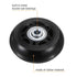 uxcell Replacement Luggage Wheels 60x24mm, Suitcase Wheel Repair Kit with 2 PU Bearing Wheels & Washers