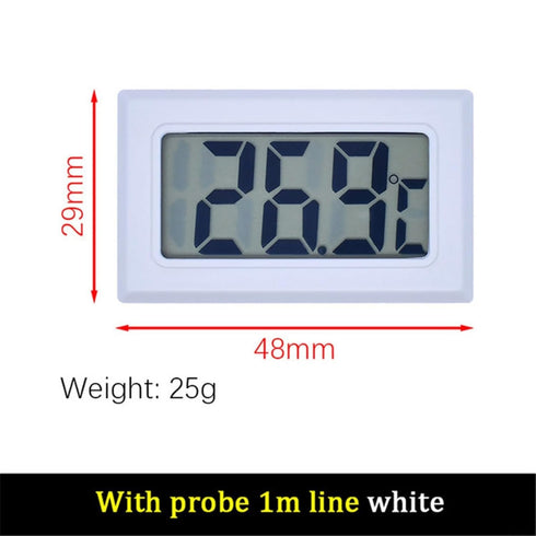 HanOaki Compartments(1m Digital Thermometer With Hold Function For Stable Temperature Readings In Fish Tank Water