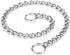 Mogoko Stainless Steel Dog Choke Chain Collar, Puppy Metal P Chain Slip Collar for Training Walking (3.5mm;22.0 Inch)