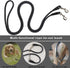 Tie Out Rope Dog Leash, Heavy Duty Nylon Check Cord for Medium Large Dogs, 8-50FT Indoor/Outdoor Playing (Black, 3/8" x