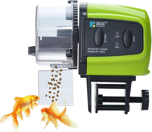 Automatic Fish Feeder, Lychee Fish Food Vacation Feeder for Aquarium Fish Tank, Moisture-Proof Electric Timing