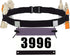 2Pcs 6 Race Number Belt Race Bib Belts with Energy Gel Loops for Marathon Triathalon Running No Safety Pins Required