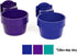 (2-Pack) Ware Plastic Slide-N-Lock Small Pet Crock - 10 Ounce - Assorted Colors