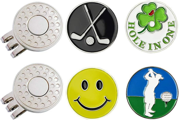 Golf Ball Markers with Hat Clips, Value Sets for Men Women Golfer, Premium Gifts