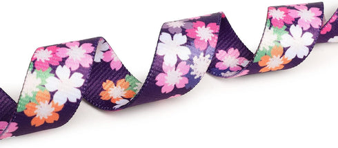 Adjustable Dog Collar - Special Design Patterns, Soft Nylon Comfortable Durable for Small Medium Large Dogs, S, Floral