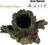 Fish Tank Tree Trunk Decorations, Lifelike Hollow Wood Ornament for Fish to Swim Through