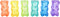 Gnawsome Squeaker Gummy Bear- Small 3"