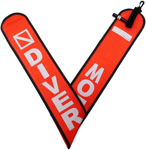 Scuba Choice Surface Marker Buoy (SMB) High-Visibility Dive Signal Tube, Durable Nylon TPU, Compact & BCD-Compatible