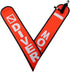 Scuba Choice Surface Marker Buoy (SMB) High-Visibility Dive Signal Tube, Durable Nylon TPU, Compact & BCD-Compatible