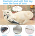 Tocirelo Flopping Fish Cat Toy with Catnip, 11" Electric Plush Wiggle Fish for Indoor Cats, Kicker Dog Toy