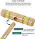 Set 28In,Colored Set ApudArmis Six Player Croquet with Premiun Rubber Wooden Mallets Ball,Wickets,Stakes - Lawn
