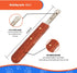 Professional Stripping Knife for Dogs - Pack of 6, Stainless Steel Blades with Wooden Handle Grip