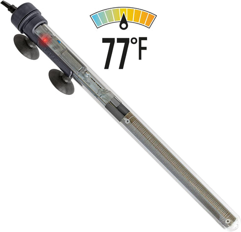 Sicce Scuba 150 Watt Aquarium Heater, Preset at 77? for Up to 45 Gallons, Submersible for Freshwater