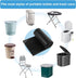 80 8 Portable Camping Toilet Bags, Biodegradable Porta Potty Bucket Toilet Bags, Gallon Compostable Thickened Trash