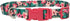 Coastal Pet Styles Adjustable Dog Collar - Hunter Tropical Flower - 3/8" x 08"-12" - Snap-Lock Buckle - Adjustable for