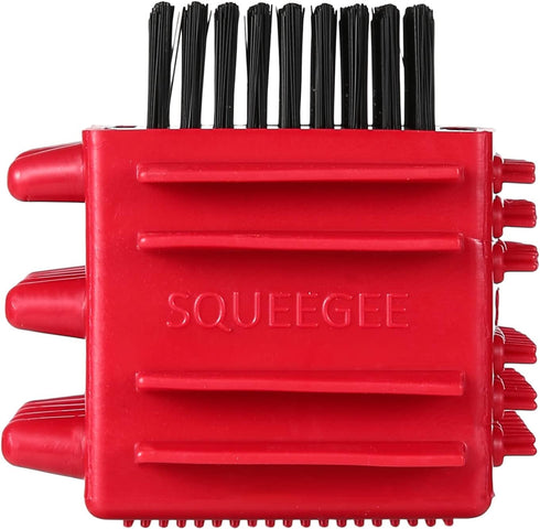 CHI for Pets Small Grooming Cube Brush, Multi-Function 5 Sided Dog Brush with Removable Bristle, Massage Tool, Paw