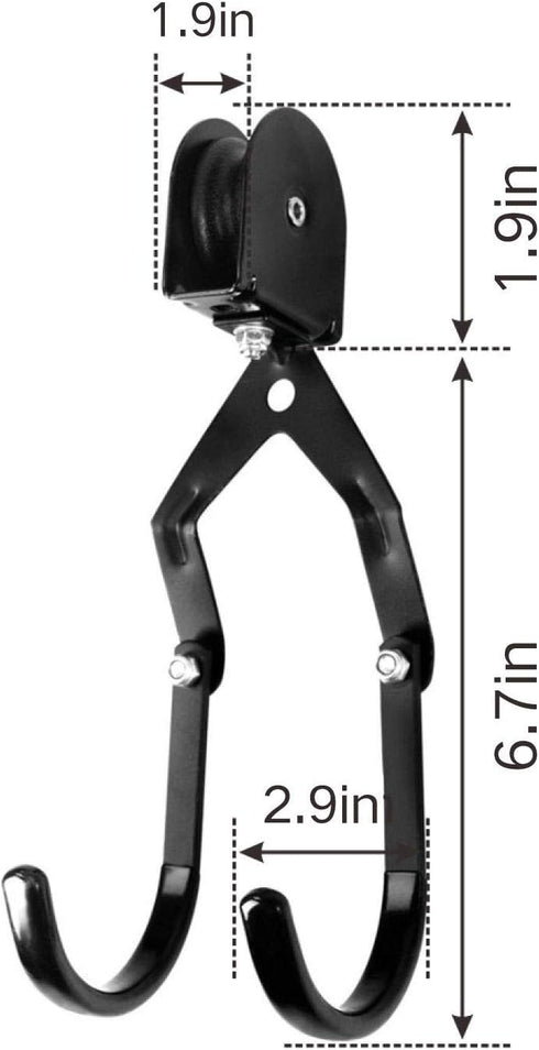 Kayak Ceiling Storage Bike Mount Hoist Lift System for Canoe Paddleboard Bike Ladder 100 lbs Capacity with Straps