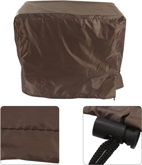 190T 86x48x79cm, Fdit Outdoor Beverage Cart Cover, Polyester Taffeta, Rolling Cooler Cart Cover for Patio Party
