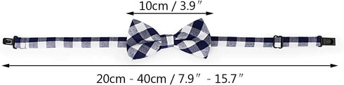 Segarty Bow Ties for Dogs, 30 Pcs Adjustable Dog Collar with Bow for Small Medium Large Pets, Christmas