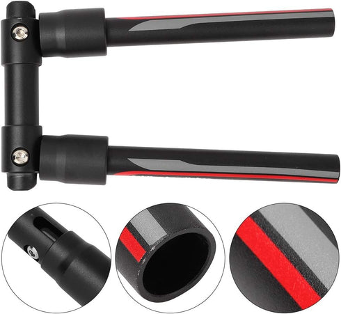 Foldable Bike Handlebars, Aluminum Alloy Quick Release Handlebar for Mountain Bike & Scooter DIY