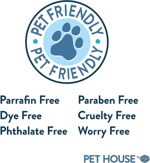 One Fur All Apple Candle for Pet Odor - Plant-Based Soy Candle with 60 Hour Burn Time - Apple Cider
