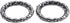 Cryspearl Headset Set 4, 1.57 1.06 E-Bike Steering Ball Bearings of Steel Construction, x in Inner/Outer Diameter