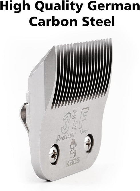 Detachable Pet Clipper Blades, Compatible with Andis, Oster, Wahl A5 Clippers, 1/2'' 13mm Cut Length
