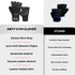 13" DEFY Padded Weight Lifting Gloves with Long Wrist Wrap Genuine Leather Gym Gloves for Power Lifting, Cross