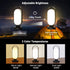Hapfish Rechargeable Solar Camping Lantern, 5000mAh LED Lights, Waterproof Dimmable Camping Essentials