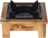 Jerliflyer Alcohol Wood Stove, Japanese Portable Stove for Outdoor Picnic, Soup Pot, Roasting Pan, Kettle