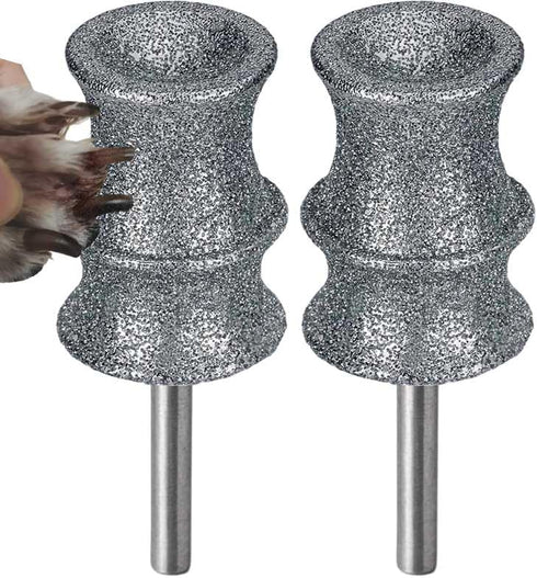 Stress-Free Diamond Dog Nail Grinder Bit Attachment for Dremel - Refill Tips