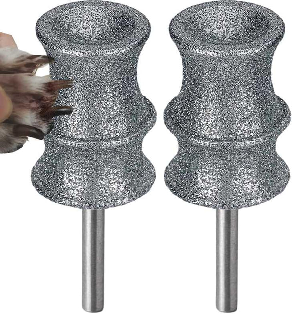 Stress-Free Diamond Dog Nail Grinder Bit Attachment for Dremel - Refill Tips