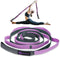 Premium Durable Cotton Stretch Strap with 10 or 12 Loops, Non-Elastic Yoga Strap for Stretching & Fitness
