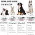 5mm Thick Stainless Steel Dog Bowls, Non-Slip with Silicone Base, 8 Cups Food Grade BPA Free, 2 Pack