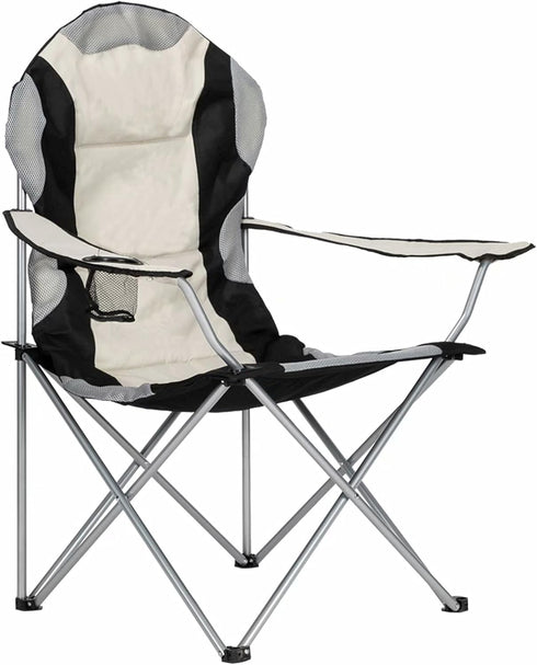 GLUMPGR Outdoor Folding Camping Chairs Small Beach Chair Patio and Lawn Chairs for