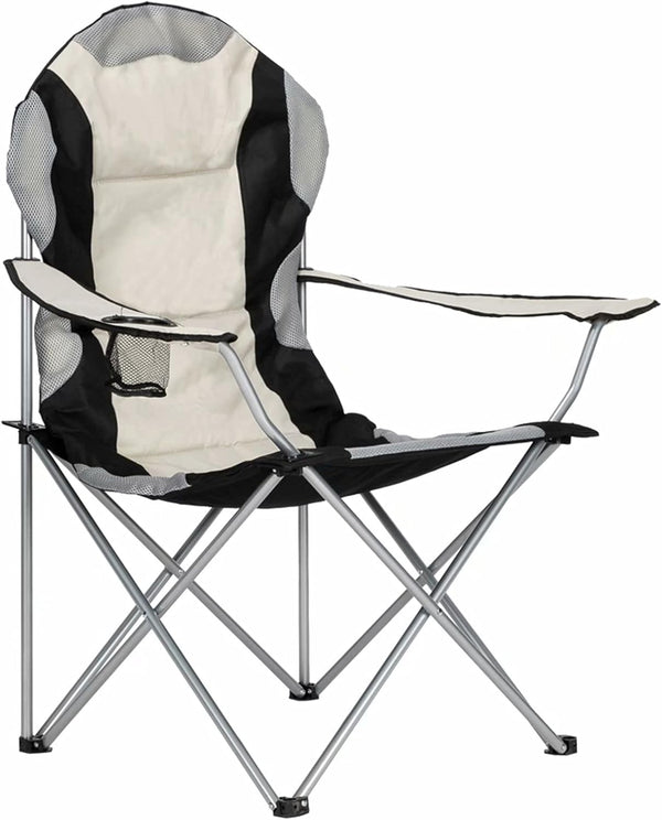 GLUMPGR Outdoor Folding Camping Chairs Small Beach Chair Patio and Lawn Chairs for