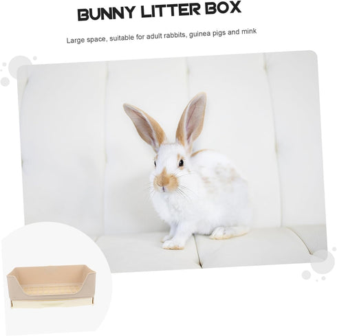 Chinchillas SUPVOX Rabbit Litter Box Large Drawer Style Toilet for Rabbits Guinea Pigs and Easy Clean Portable PET