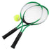 N/H Set of 2 Teenager's Tennis Rackets with Free Ball for Training, Carbon Fiber Top Steel Material Tennis String