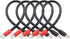 Golf Cart Battery Cable Set for Club Car DS 1995-Up, 48 Volt 4 Gauge (Set of 5)