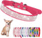 Rhinestone Dog Collar for Small Dogs, Bling Diamond Fancy Crystal Glitter Pet Puppy Collars for XXS XS Small Medium