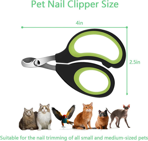 Trimmers Cats & Dogs Pets Nail Clippers & Rabbit Nail Clippers cat Nail Clippers for Indoor Cats cat Claw Clippers
