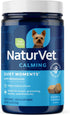 NaturVet Quiet Moments Calming Dog Supplement, Dog Soft Chews with Melatonin to